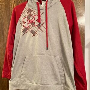 Under Armour Lightweight Red and Gray Shirt Jacket